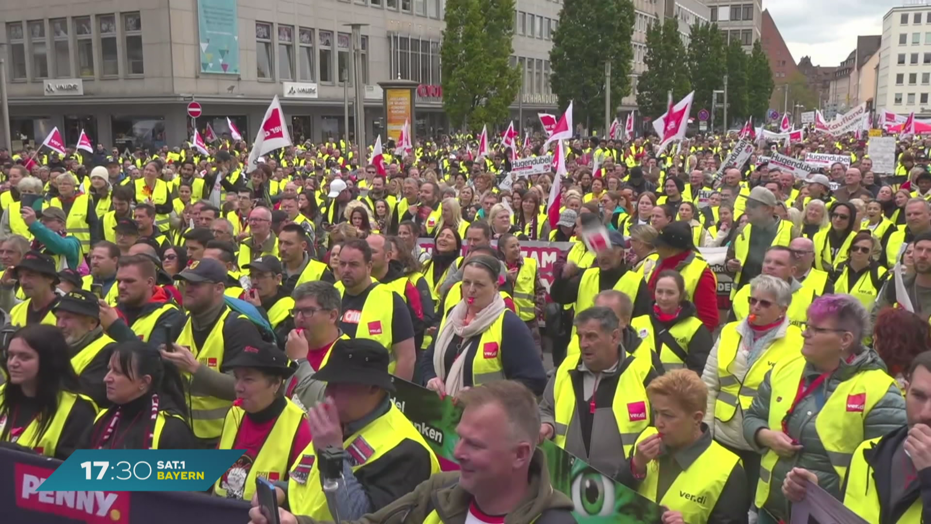 Supermärkte in Bayern: Verdi ruft zu Warnstreik auf