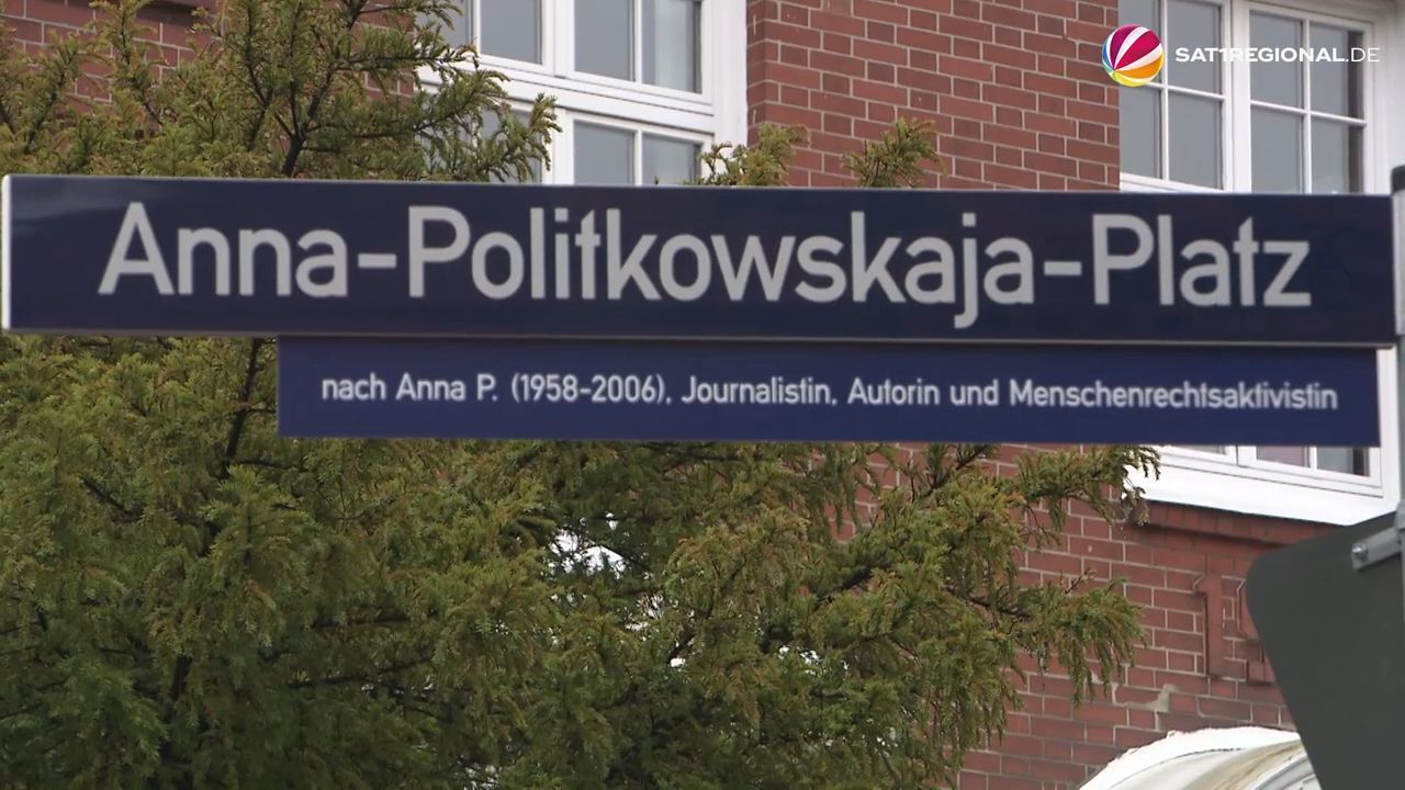 Kampf für Pressefreiheit: Anna-Politkowskaja-Platz in Hamburg eingeweiht