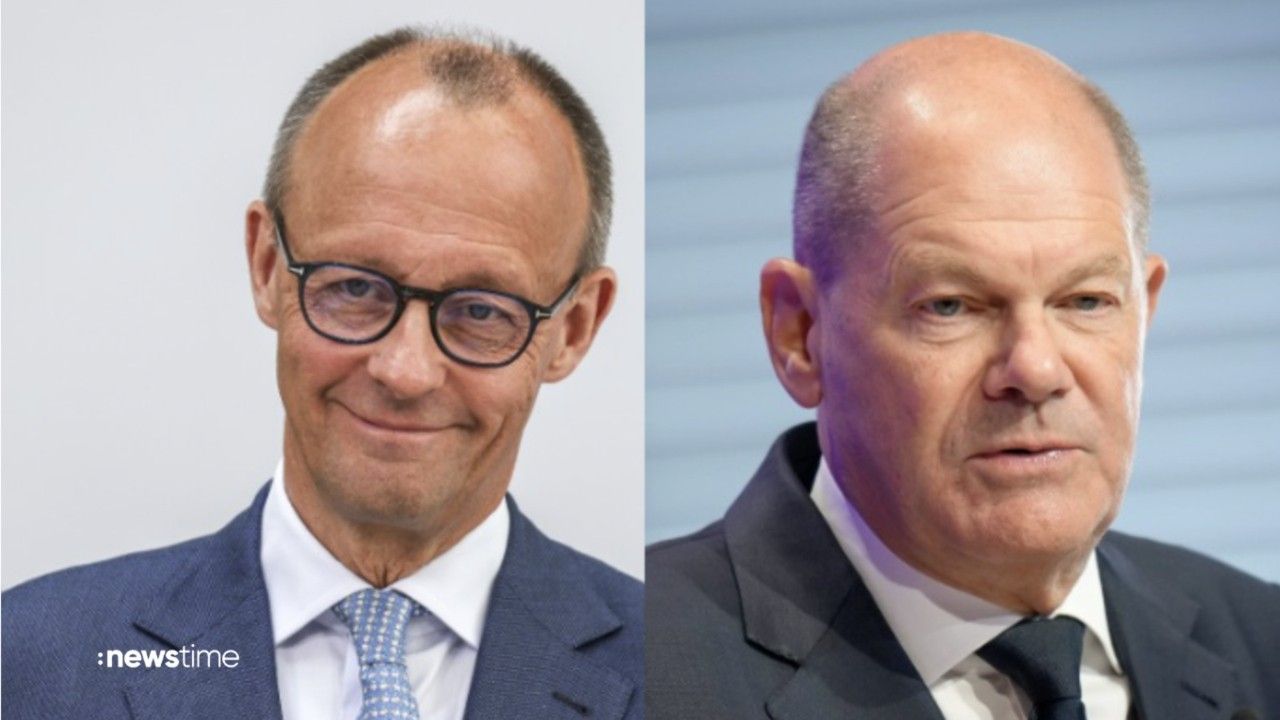 Kanzlerduell in Umfragen: Merz überholt Scholz deutlich - Video