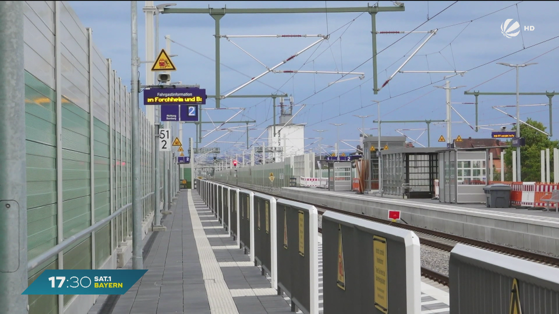 Video: Brand bei Hirschaid: ICE-Strecke vermutlich bis Montag gesperrt