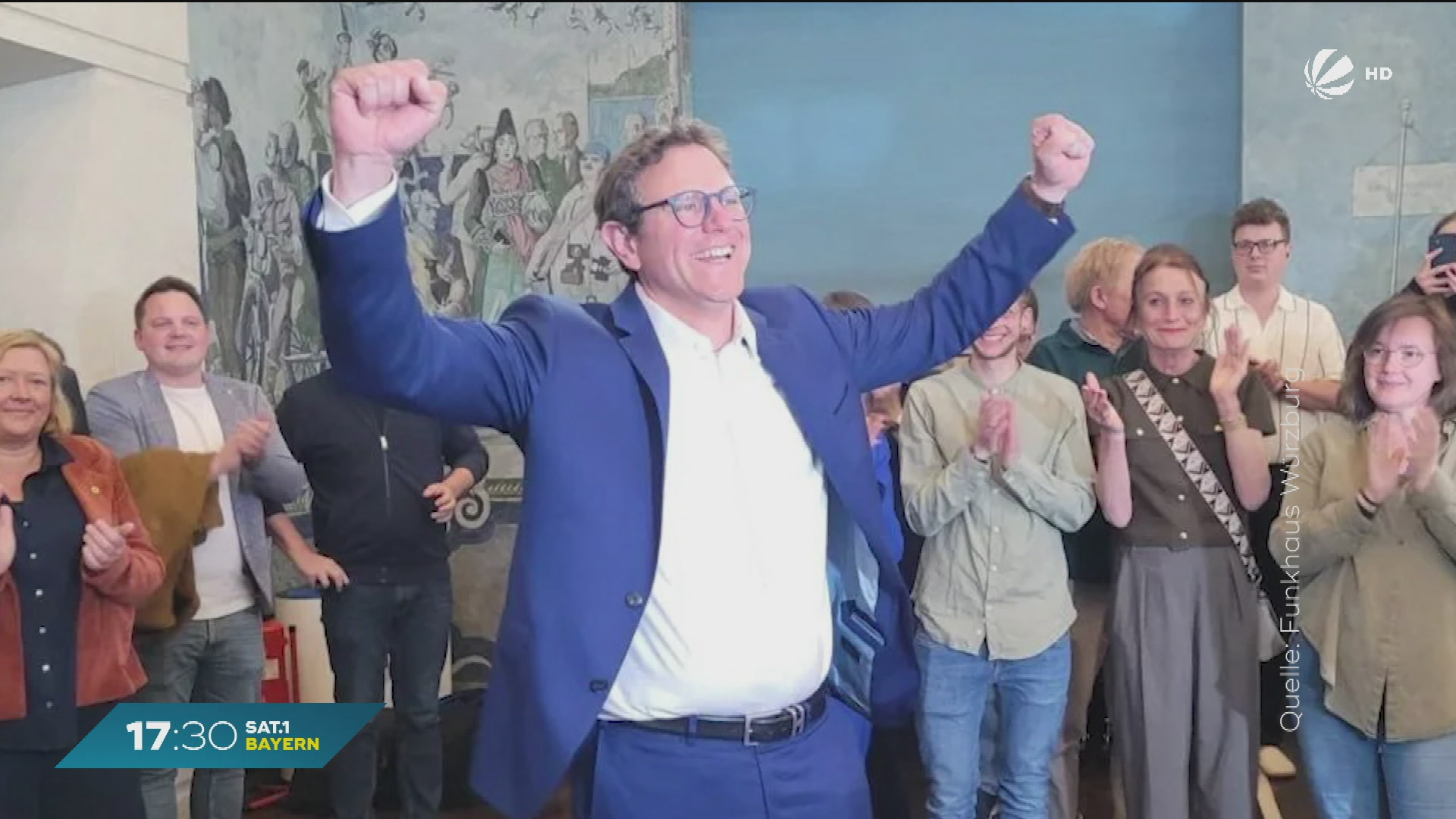 Video: Bayerns erster Grüner Oberbürgermeister: Martin Heilig in Würzburg vereidigt