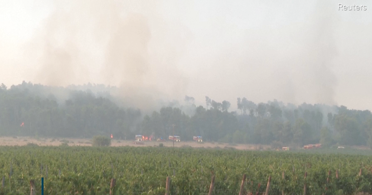 In Südfrankreich wütet der bisher größte Waldbrand dieses Sommers