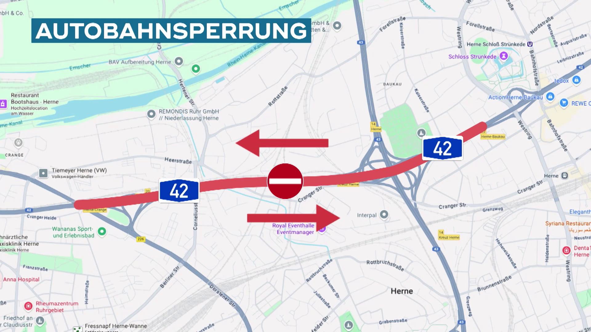 Video: A42 und A40: Wochenend-Sperrungen im Ruhrgebiet