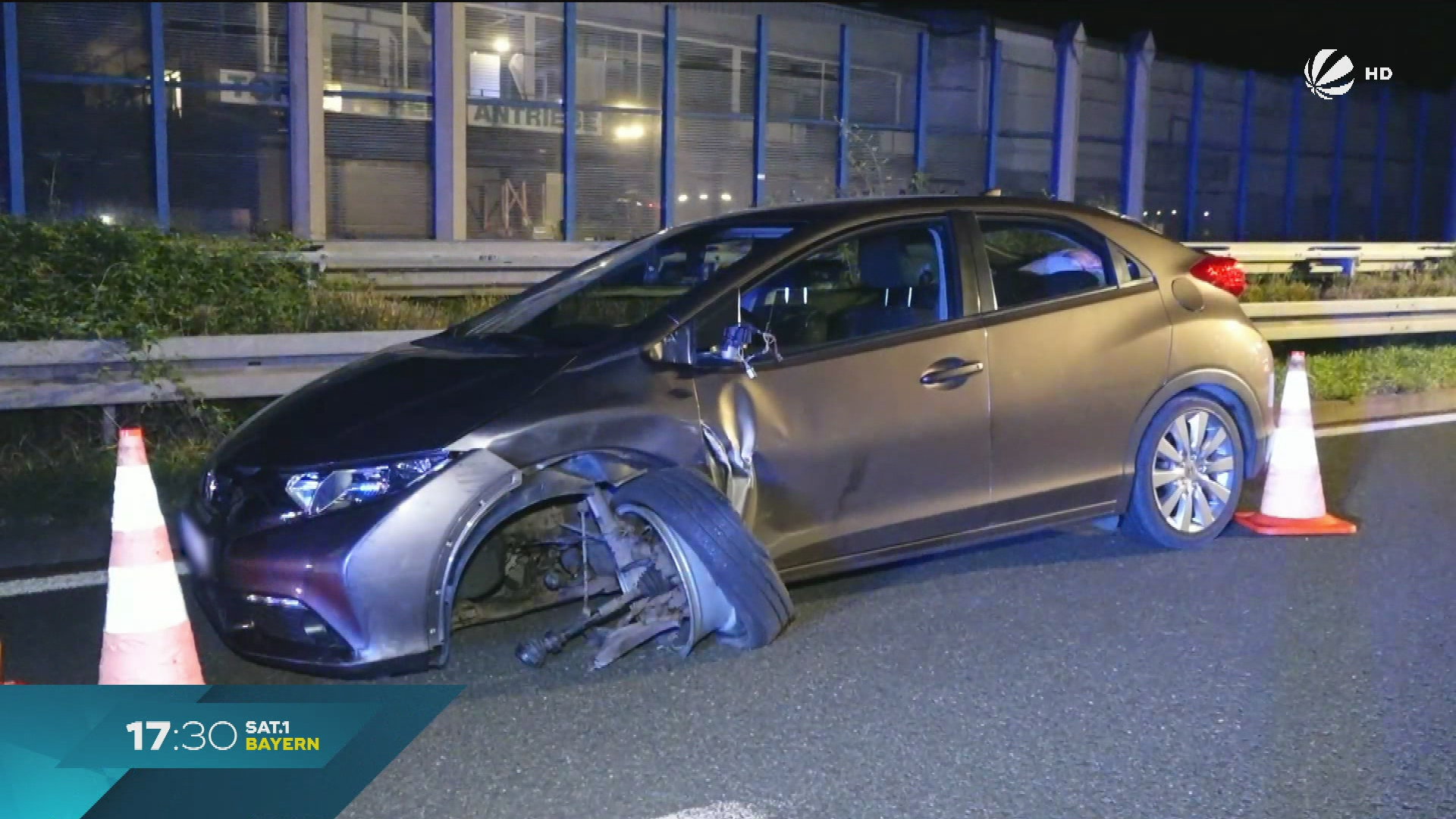 Video: Geisterfahrer bei Lichtenfels: Rentner verursacht Unfall auf Bundesstraße