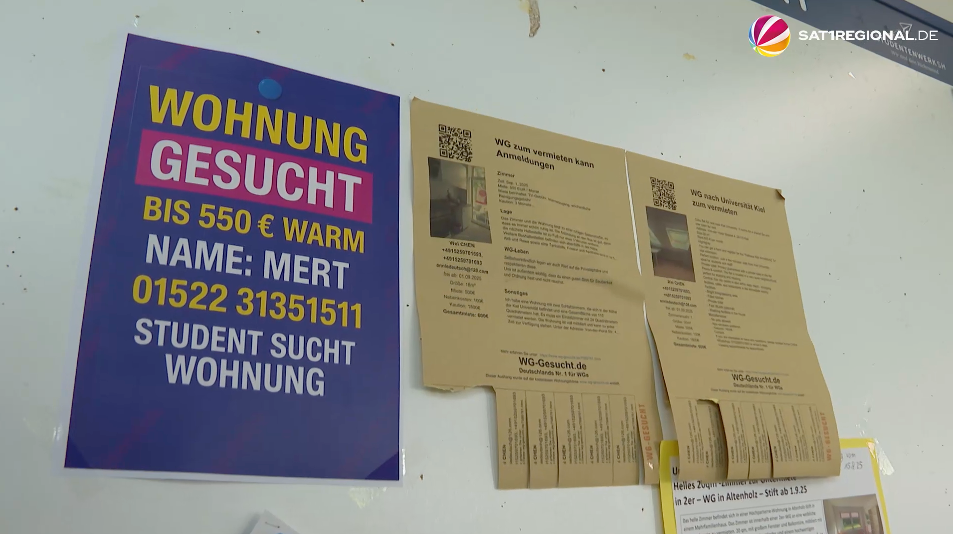 Video: Wohnungsnot bei Studierenden in Kiel
