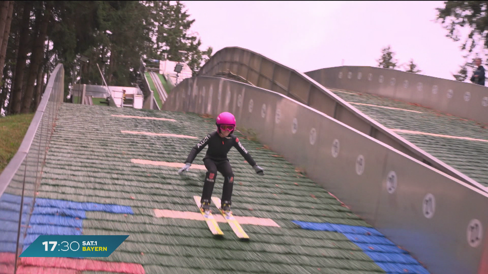 Video: Bayernsport: Skispringen beim Ski-Club Auerbach
