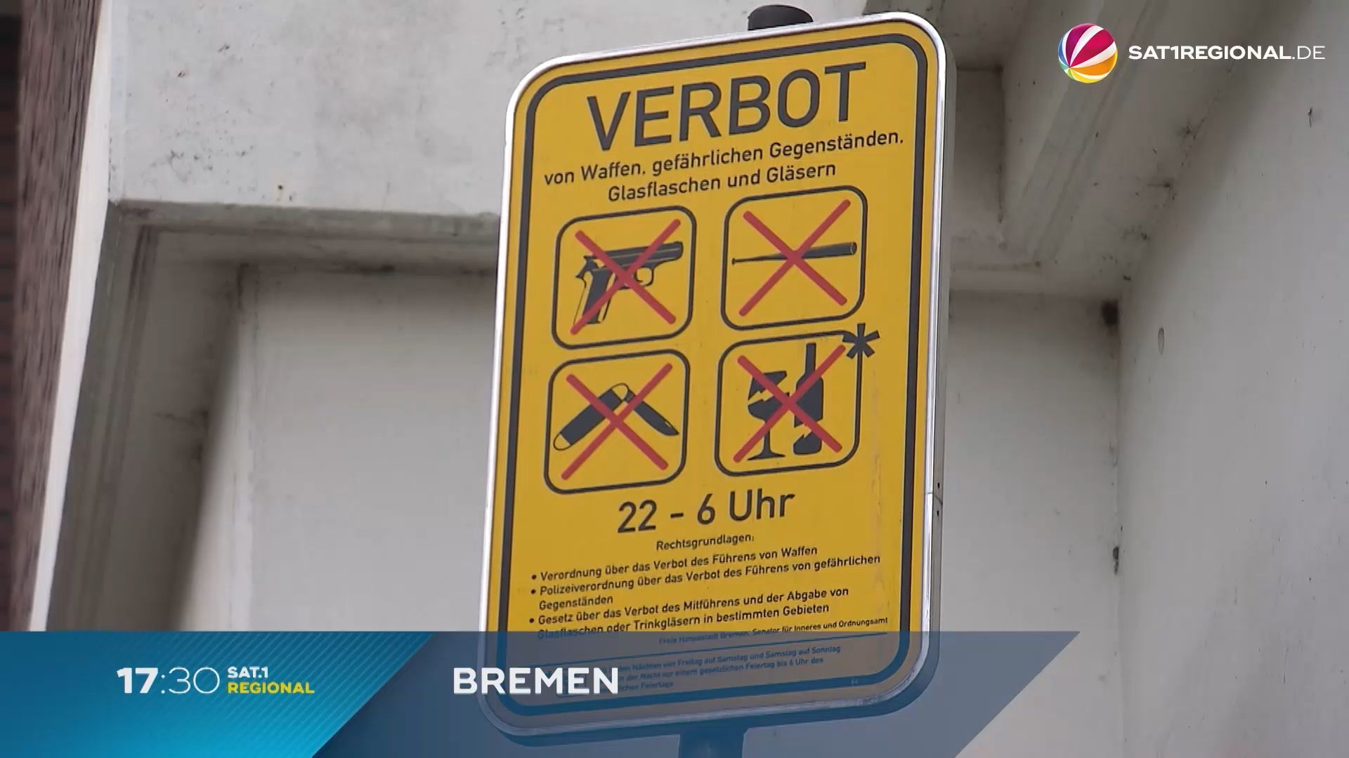 Video: Bremen plant größere Waffenverbotszone