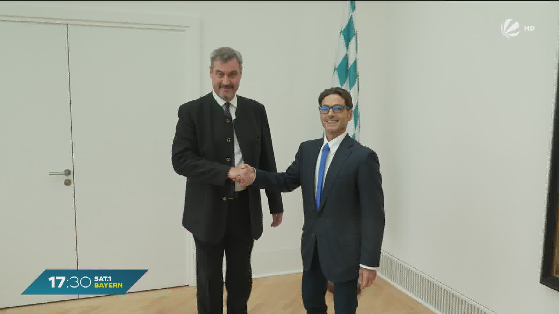 Video: Bleibt München Medienstandort? Söder trifft MFE-Chef Pier Silvio Berlusconi