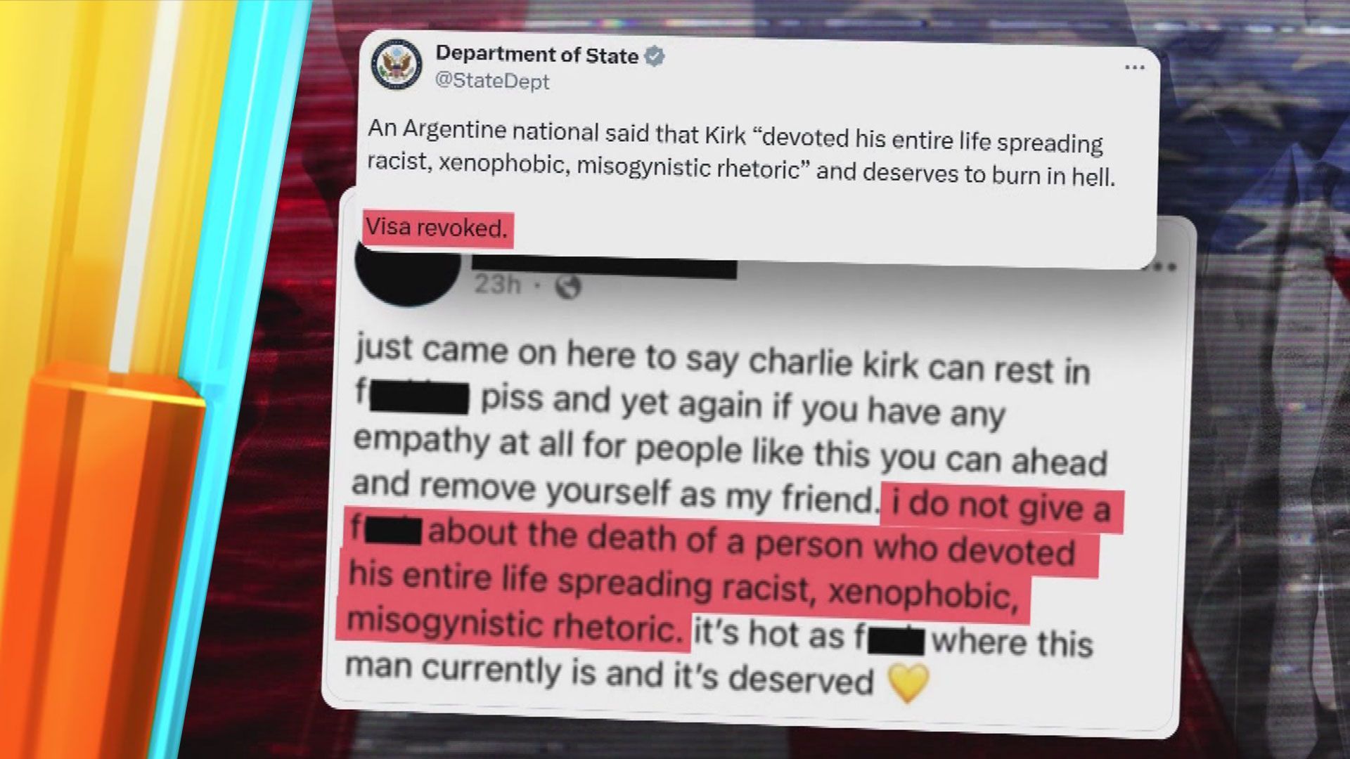 Video: US-Regierung entzieht Visa wegen Kirk