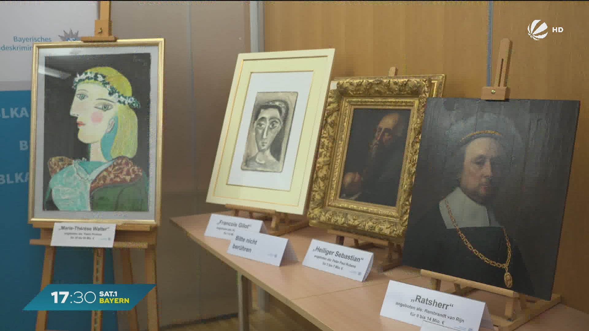 Video: Kunstfälschungen im Millionenwert: Bayerns Ermittler decken Betrugsmasche auf