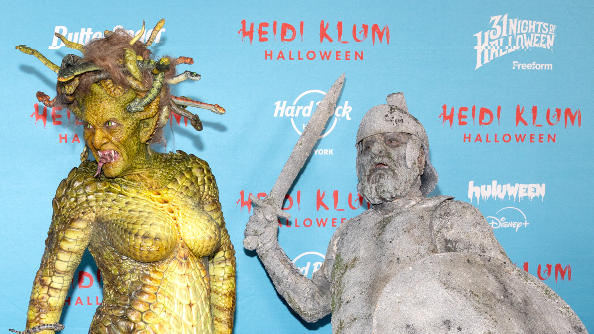 Heidi Klum celebrates Halloween as Medusa