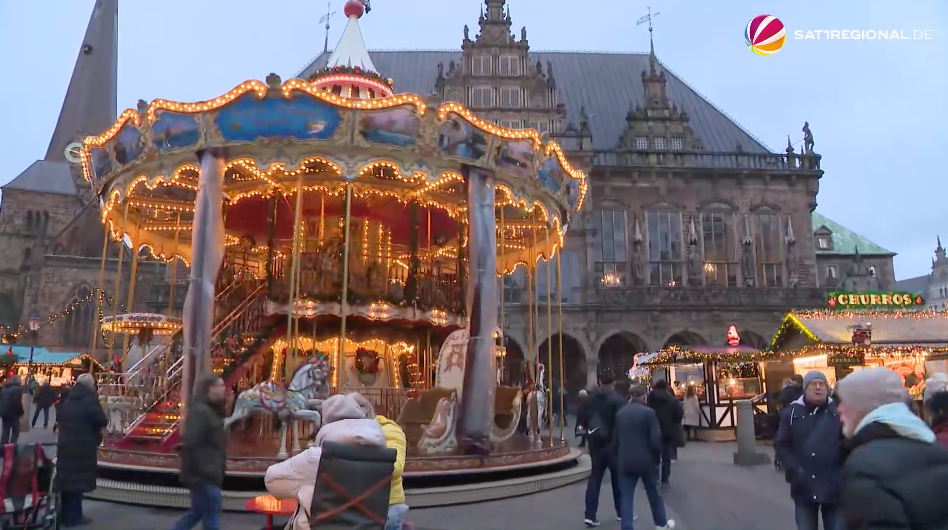Video: Bremer Weihnachtsmarkt und Schlachte-Zauber 2025 eröffnet