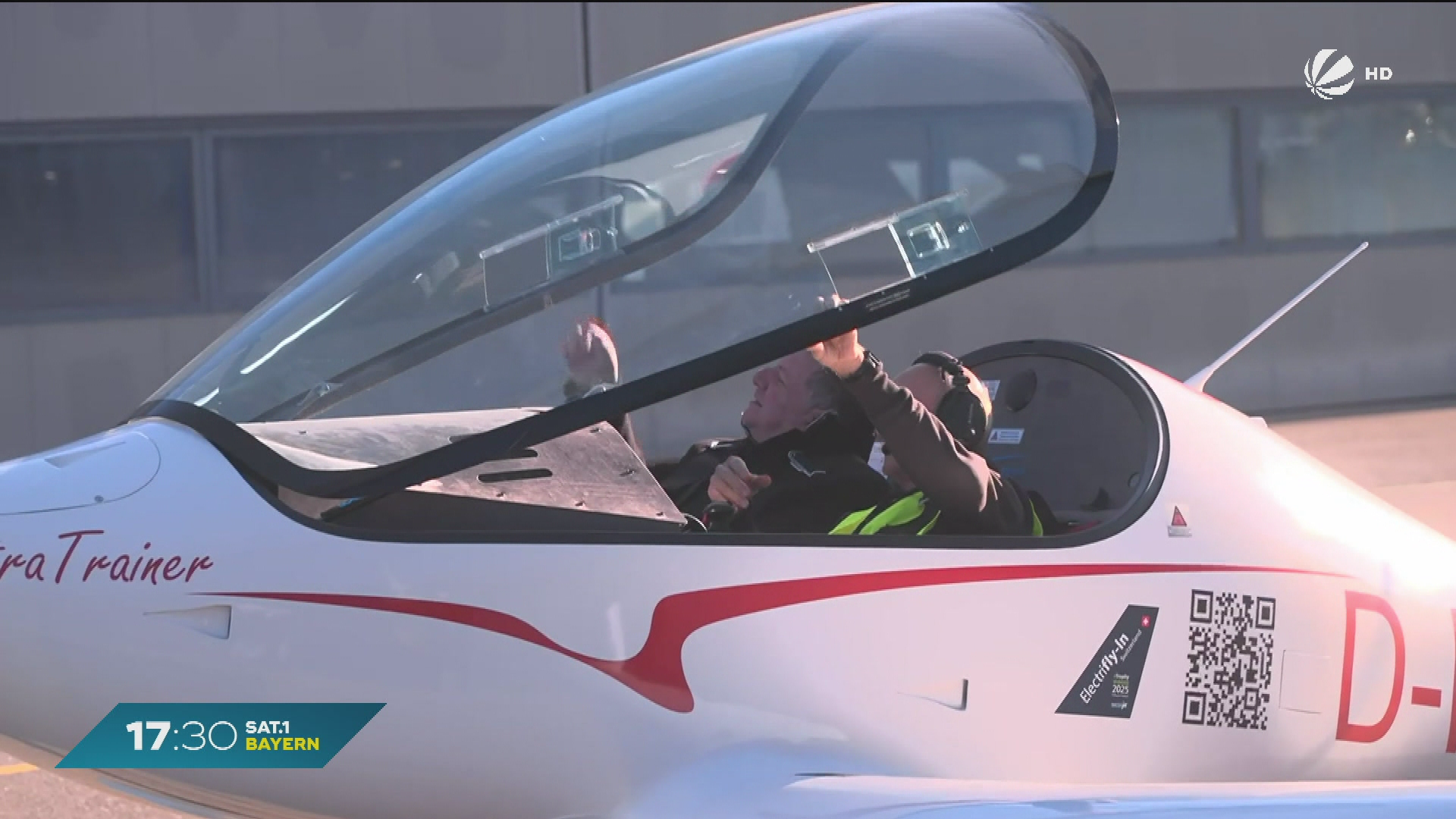 Video: Flugzeug der Zukunft ohne Emissionen? Bayern baut Elektroflug-Netz aus