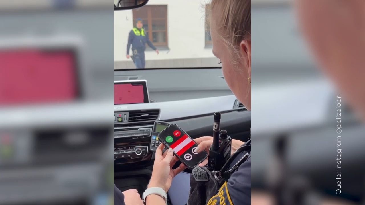 Video: Sirenen jetzt per Handy steuerbar? Aprilscherz der Polizei Oberbayern Nord
