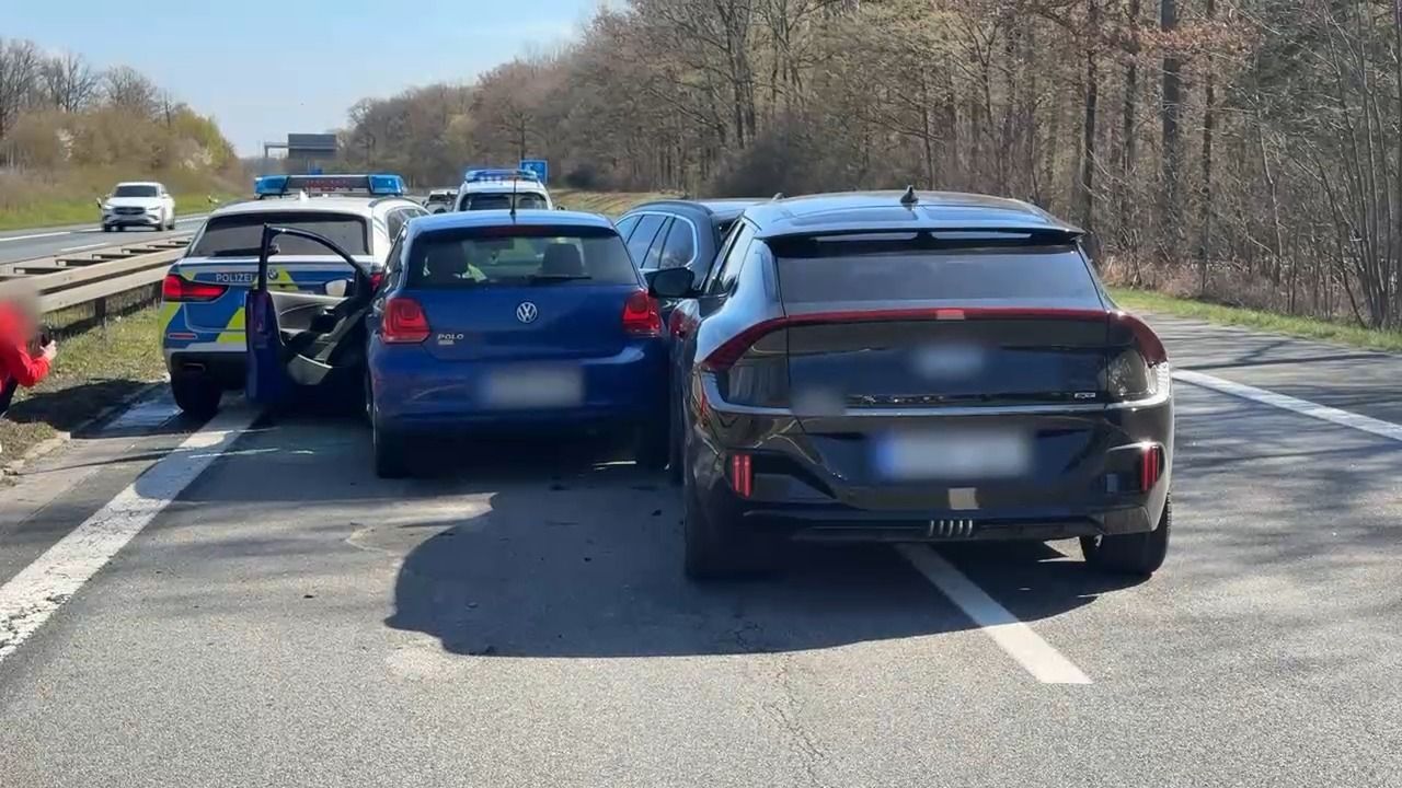 Video: Verfolgungsjagd auf A70 bei Werneck: Polizei stoppt Autodieb