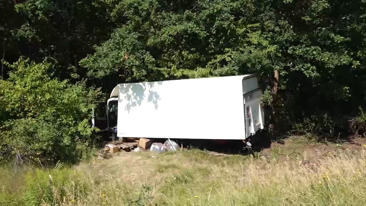 Video: Wildunfall bei Unterspiesheim: Reh in LKW geschleudert