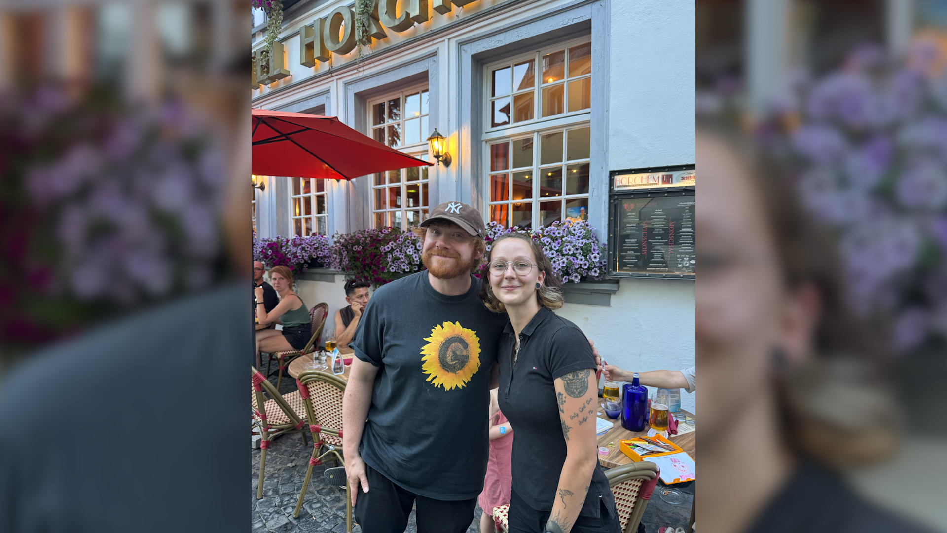 Video: Rupert Grint (Ron Weasley) macht Familienurlaub in Monschau