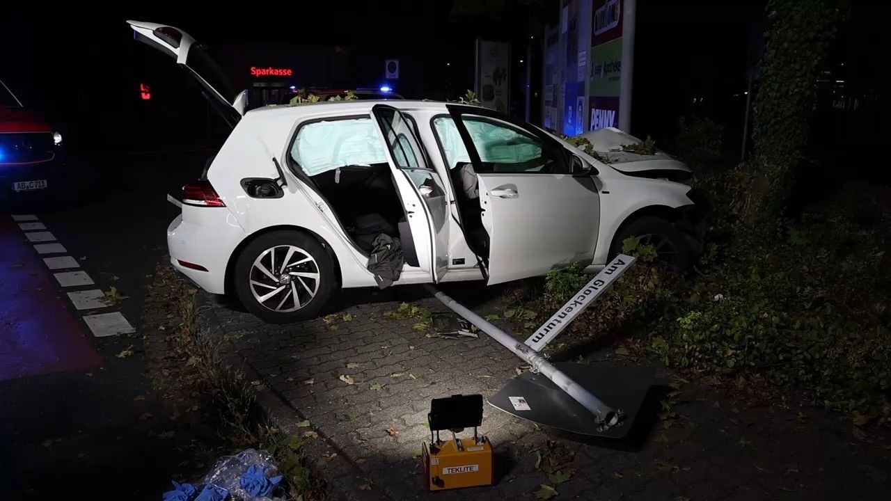 Video: Wegen Lachgas? Schwerer Unfall in Mainaschaff