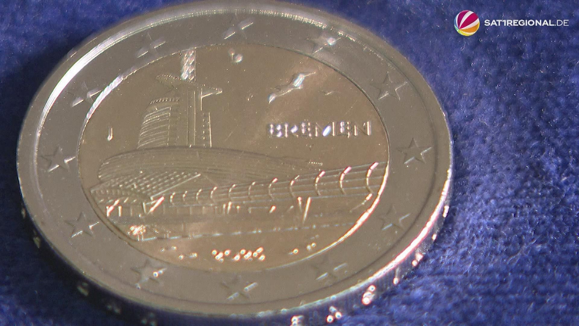 Video: Zwei-Euro-Münze zeigt neues Bremer Wahrzeichen