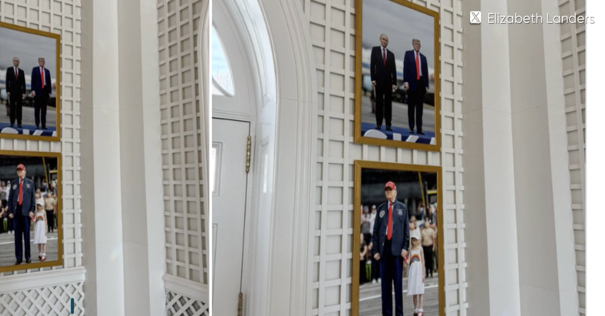 Video: Trump hängt Putin-Bild ins Weiße Haus