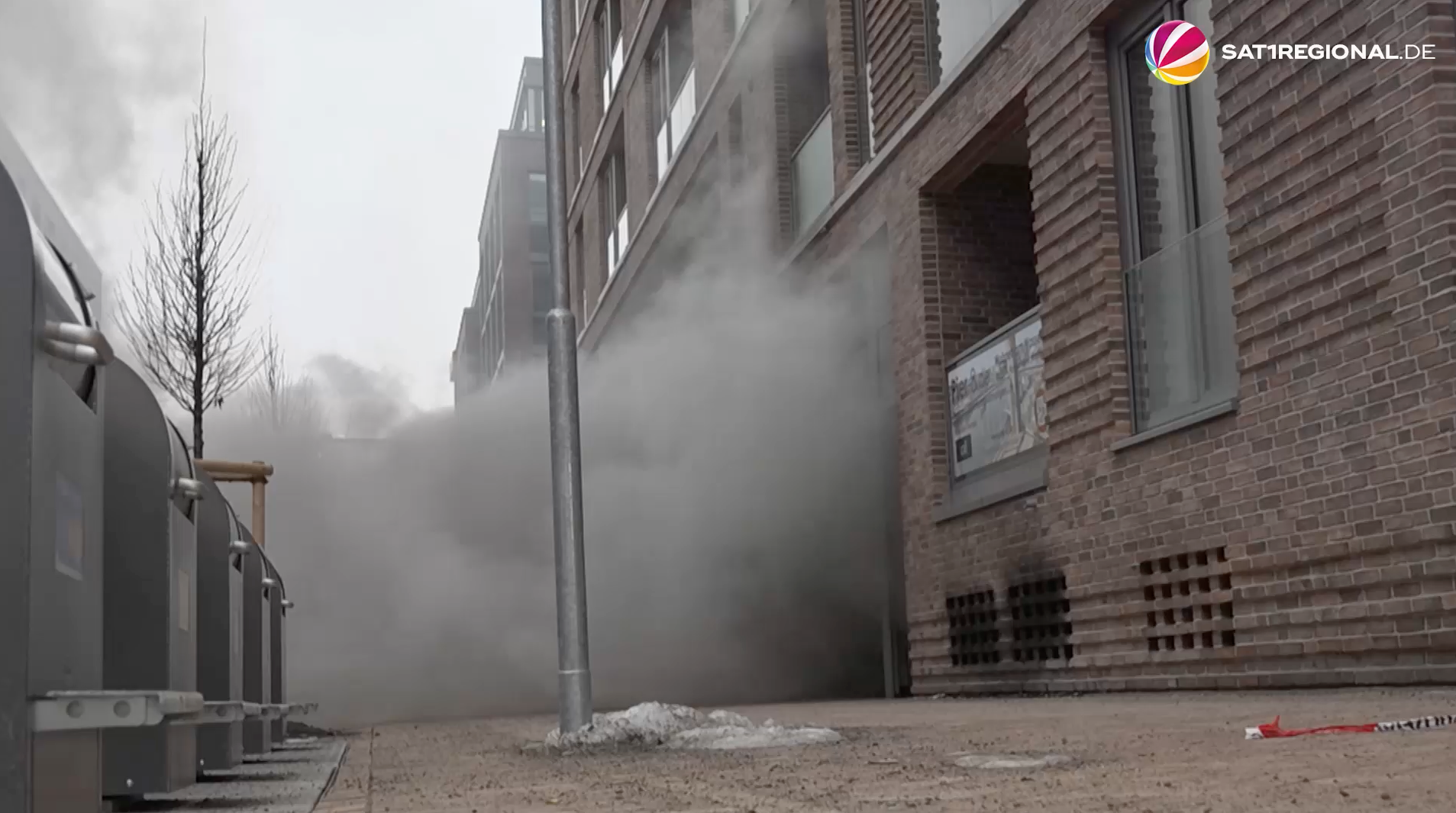 Video: Wieder Feuer in Tiefgarage an der Kieler Hörn