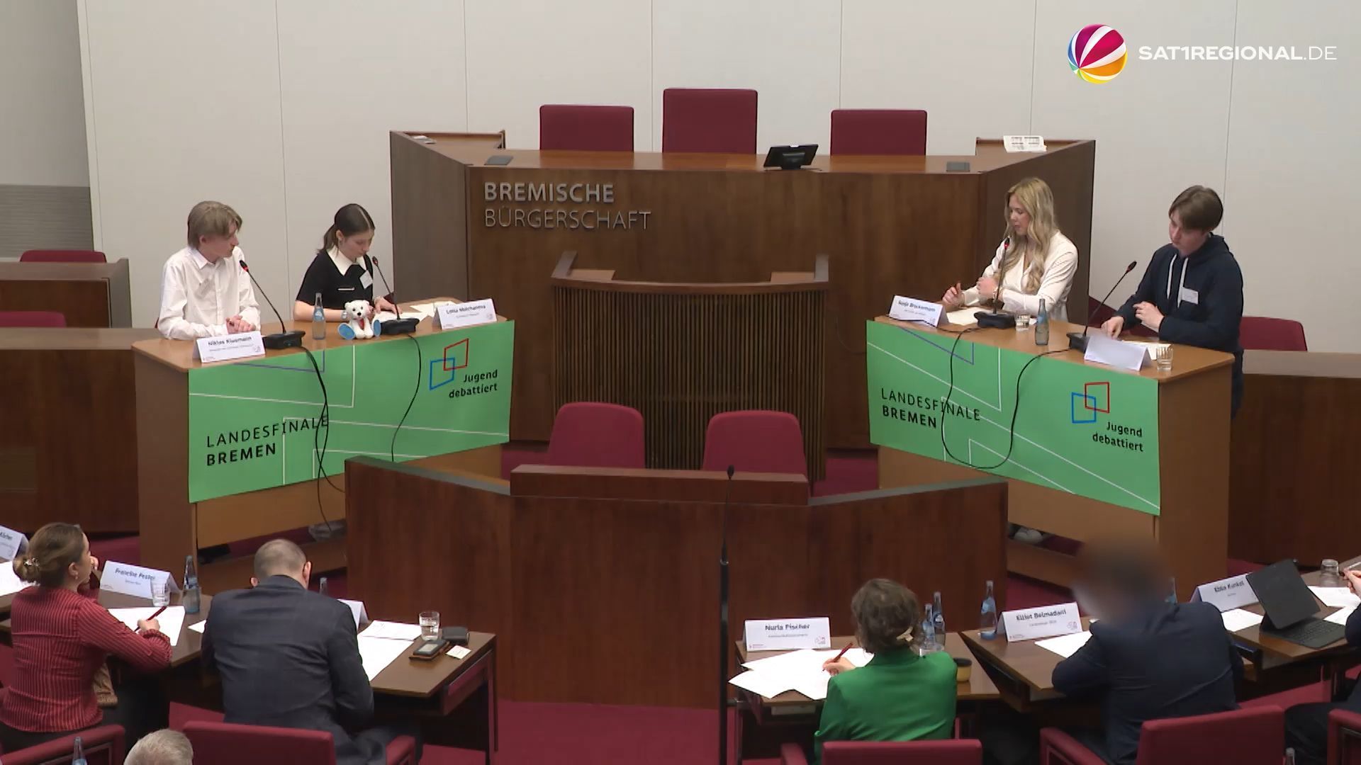 Video: Landesfinale von „Jugend debattiert“ in Bremischer Bürgerschaft