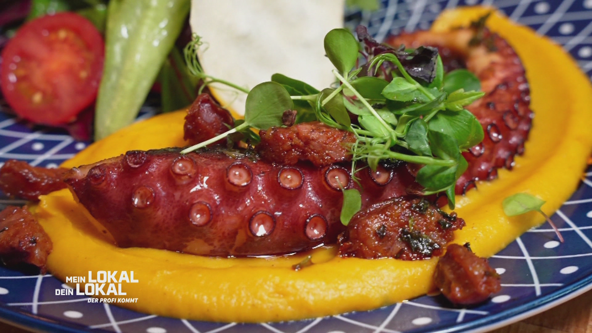 An absolute No-Go: Combining Fish and Meat? There's Octopus & Carpaccio