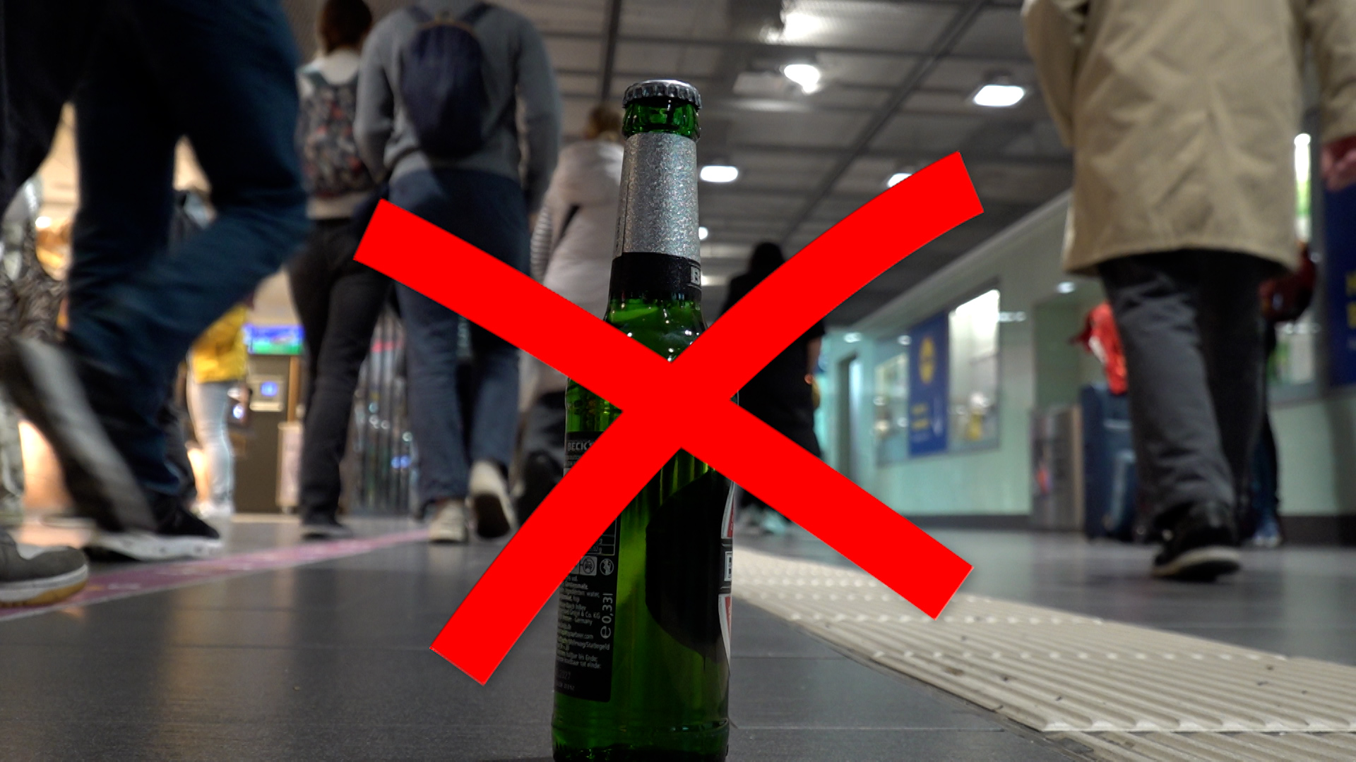 Video: Bundesweites Alkoholverbot an Bahnhöfen
