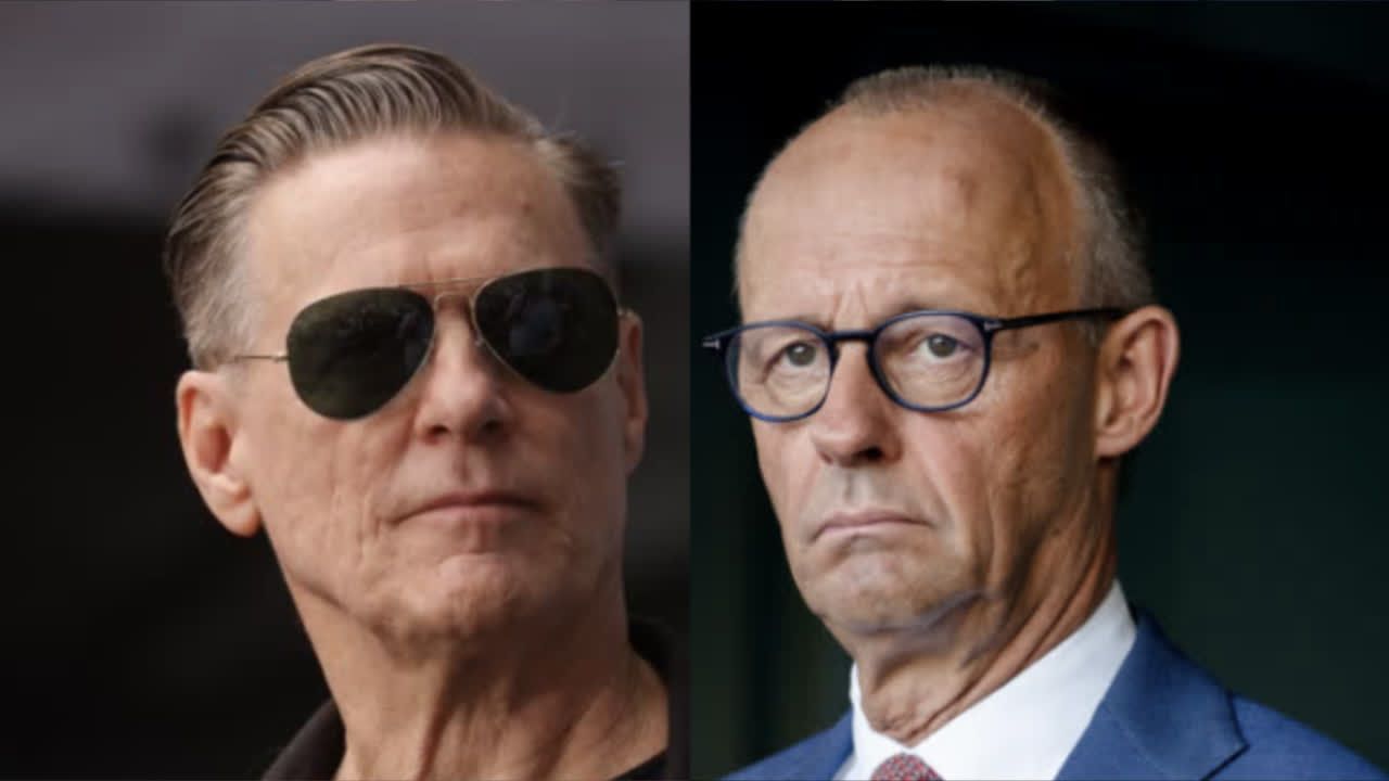 Video: Bryan Adams: Merz kein beliebter Kanzler