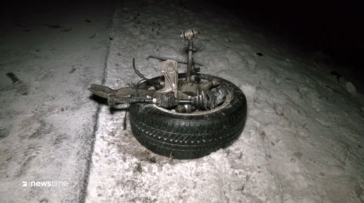 Massencrash bei Ansbach in Bayern: Fahrzeuge komplett zerstört