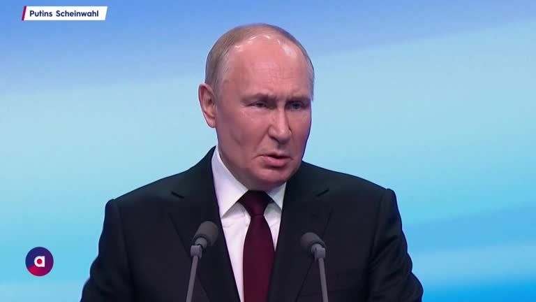 Scheinwahl beendet: Putin mit 87 Prozent wiedergewählt