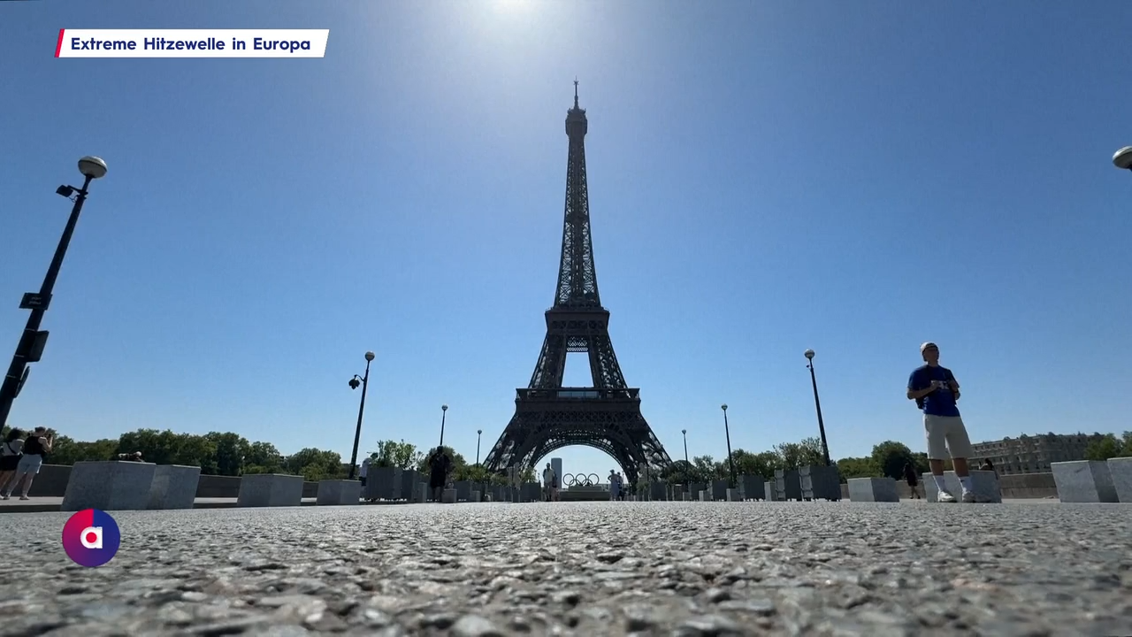 Video: Extreme Hitzewelle: Europa schwitzt