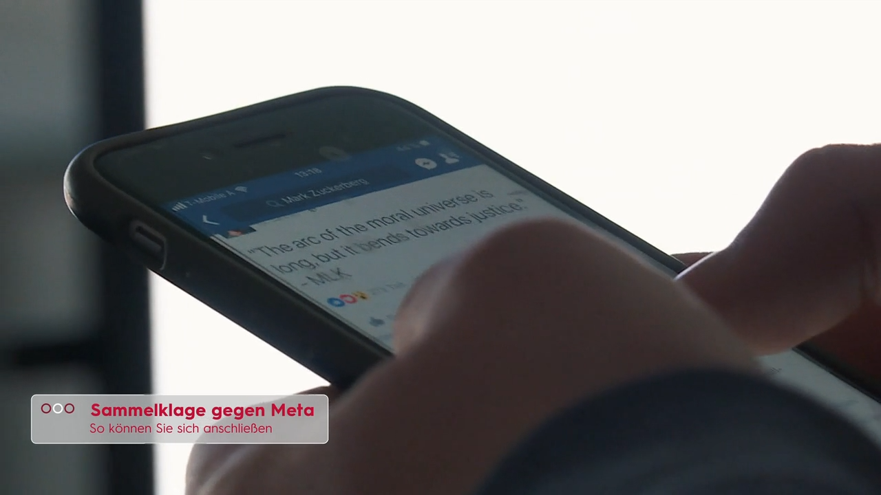 Video: Sammelklage gegen Meta: Bis zu 1.000 Euro Entschädigung für Nutzer:innen