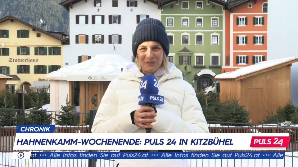 Hahnenkamm-Wochenende: PULS 24 in Kitzbühel