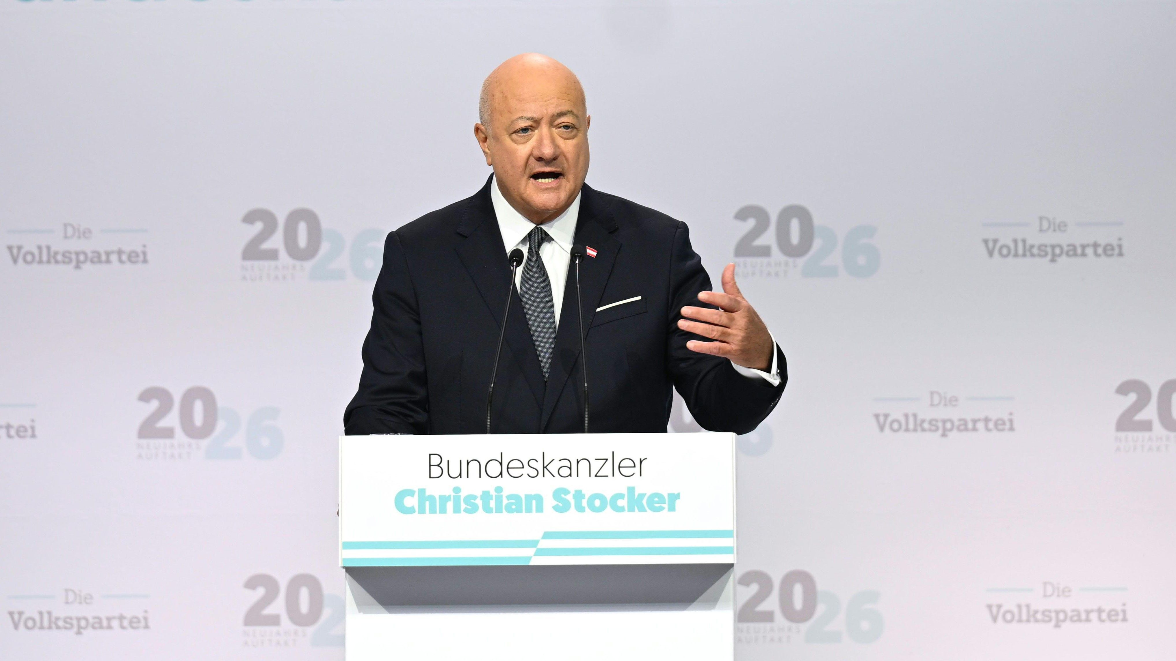 Video: Stockers Neujahrsrede: Kanzler mit neuen Ansagen