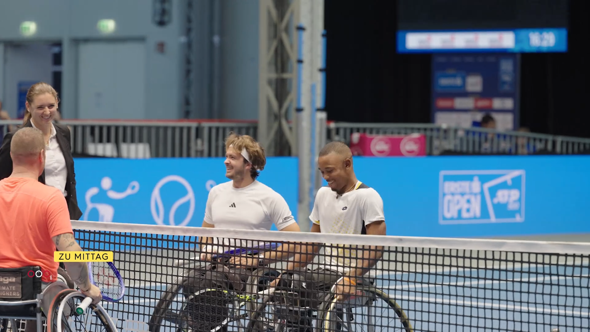 Video: Rollstuhltennis-Ass bei der Erste Bank Open